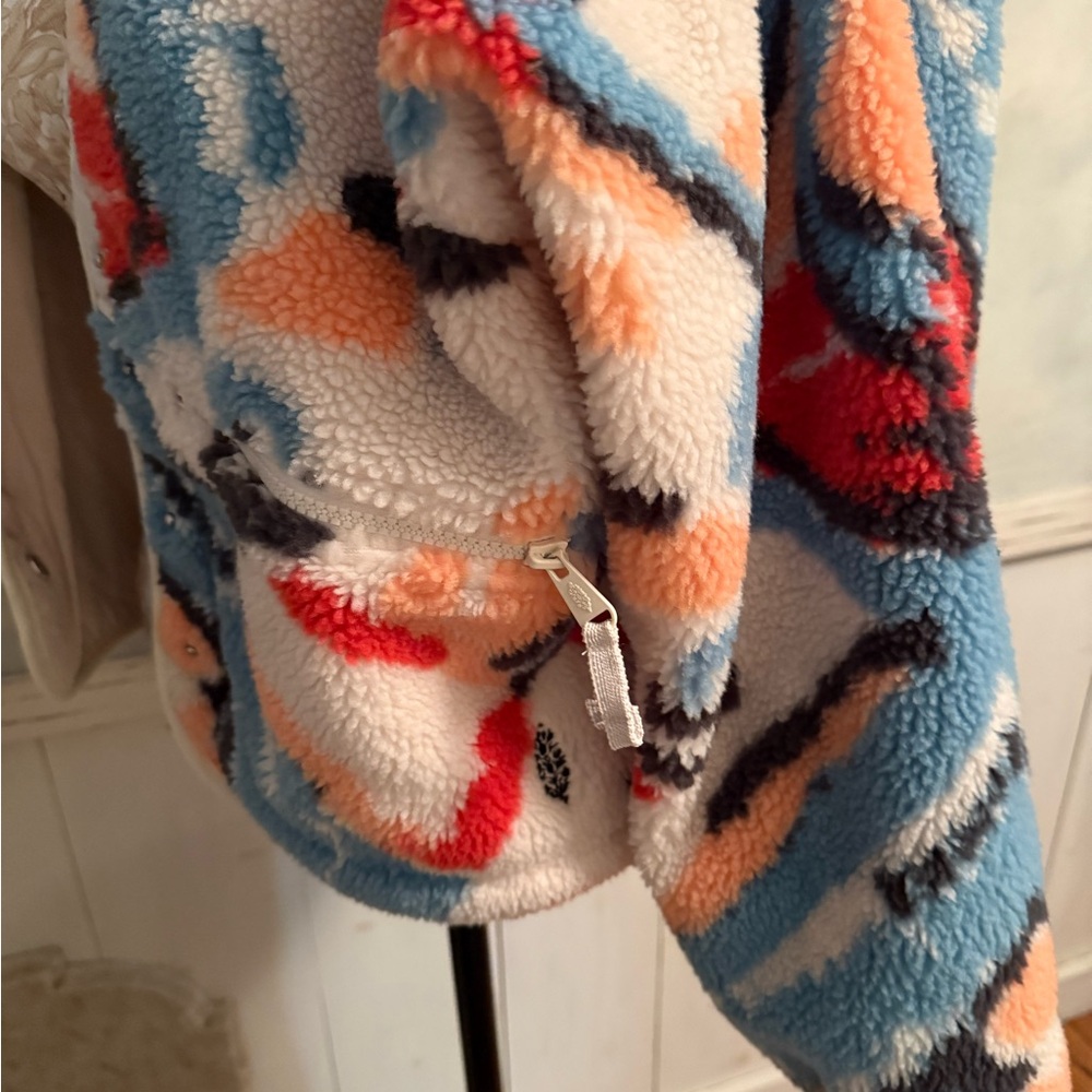 Free people Hit the Slope Colorful Fleece Jacket - Picture 4 of 12